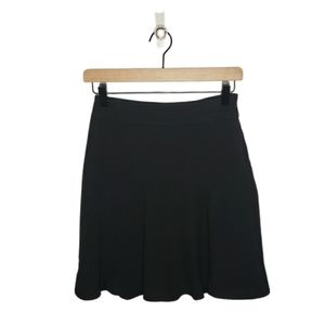 White House Black Market Size 00 Flirty Black Work Skirt